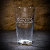 Morale Pint Glass