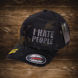 Multicam Black I Hate People Hat (FlexFit)