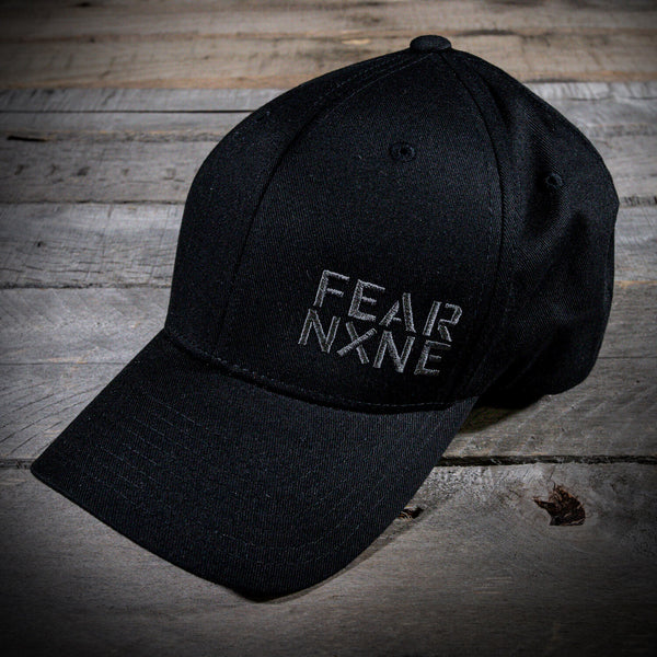 Black Fear None Hat (FlexFit)