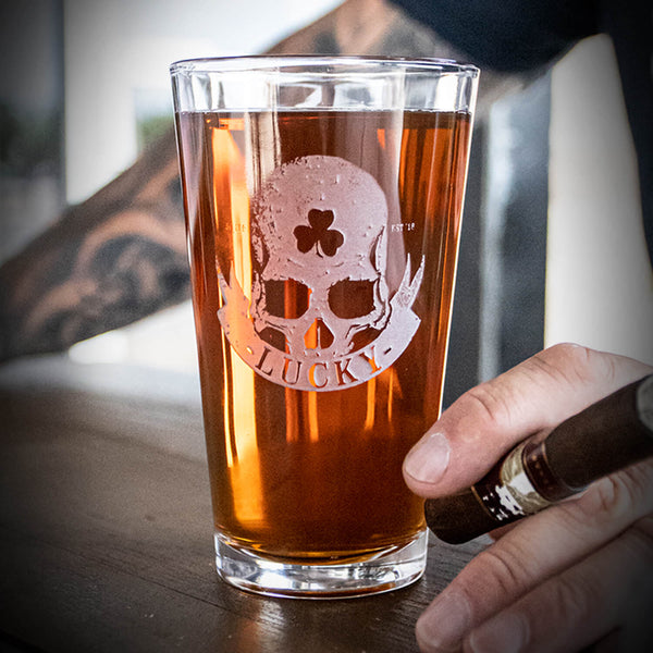 Lucky Pint Glass