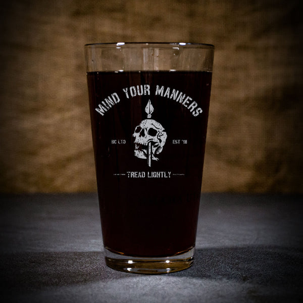 Manners Pint Glass