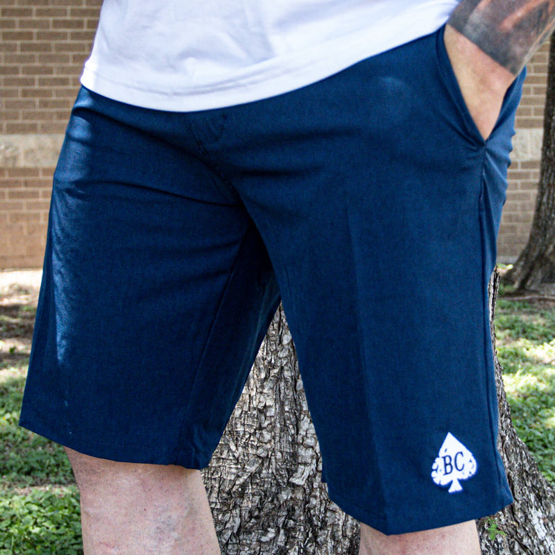 Hybrid Spade Shorts (Navy)