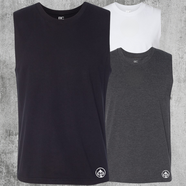 Muscle Tank Set (Black, White, Charcoal)