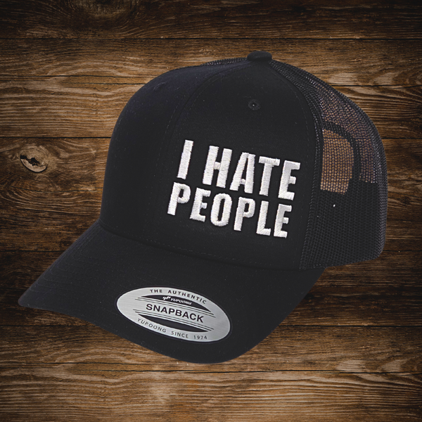 Black I Hate People (SnapBack)