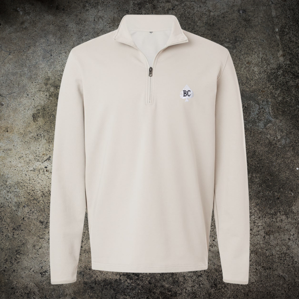 The Quarter Zip Pullover (Smoke)