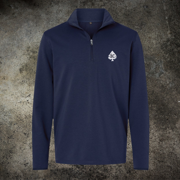 The Quarter Zip Pullover (Navy)