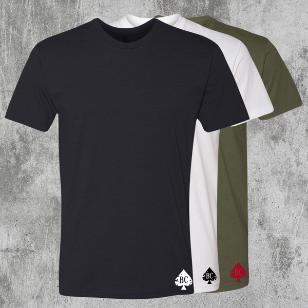 BC Spade Shirt Set (Black, White, OD)