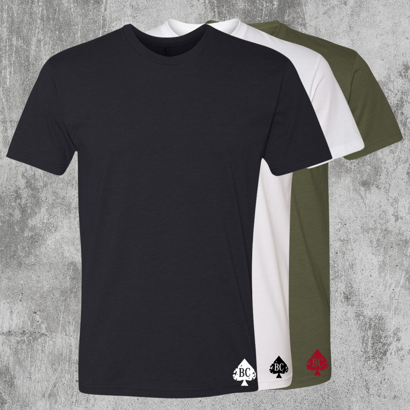 BC Spade Shirt Set (Black, White, OD)