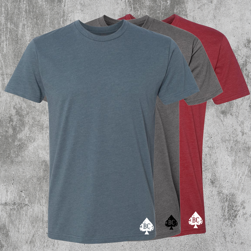 BC Spade Shirt Set (Indigo, Metal, Red)