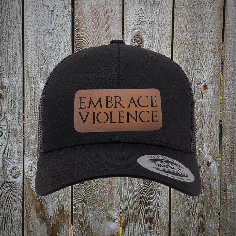 Black Embrace Violence Patch Hat (Snapback)