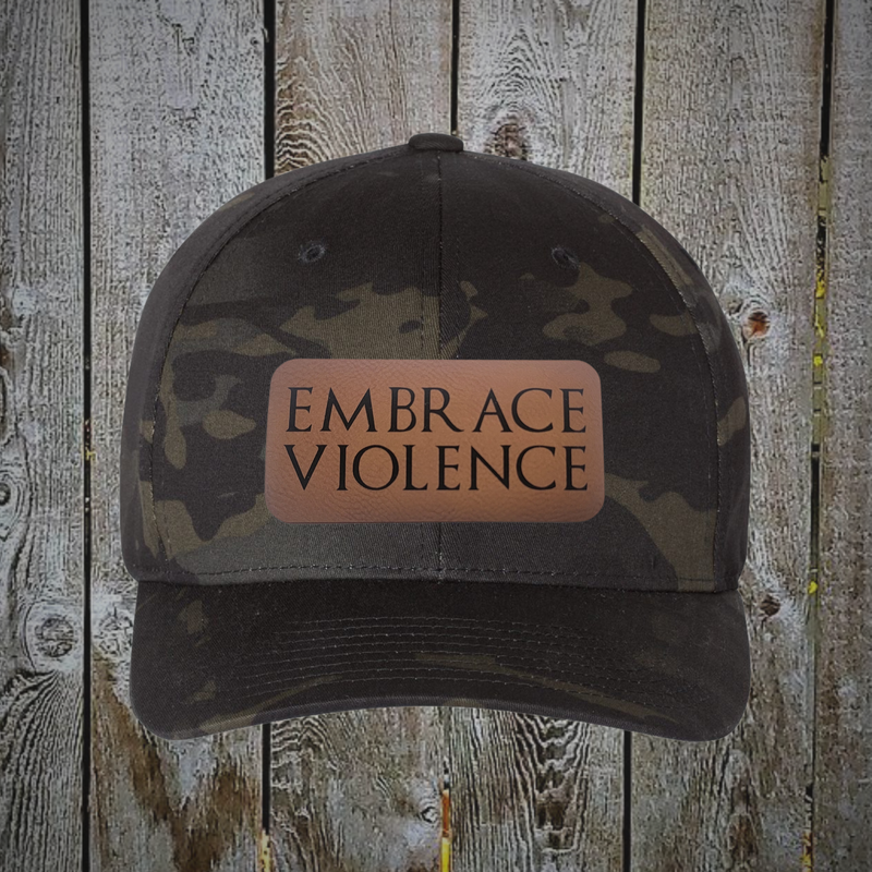 Multicam Black Embrace Violence Patch Hat (FlexFit)