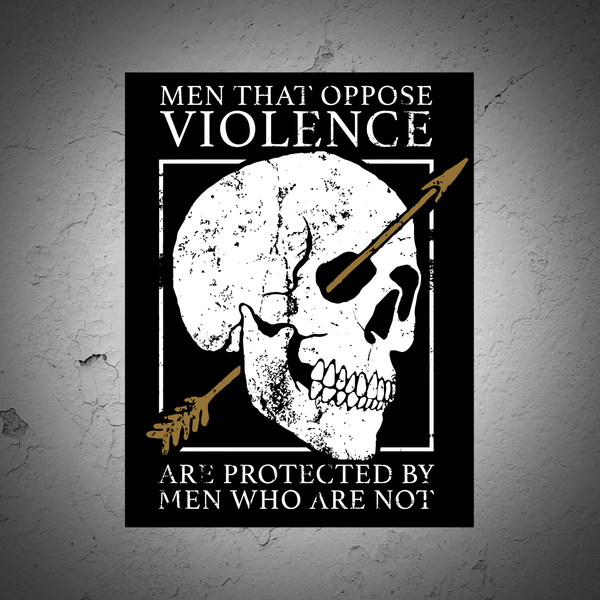 Protected By Violence Sticker