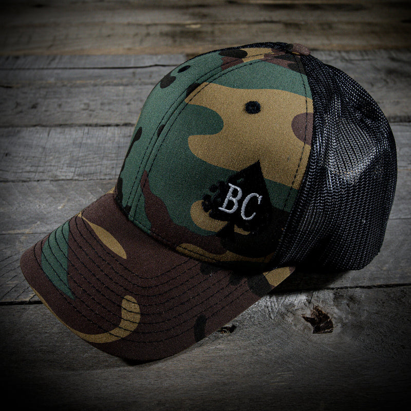 Camo Spade Hat (SnapBack)