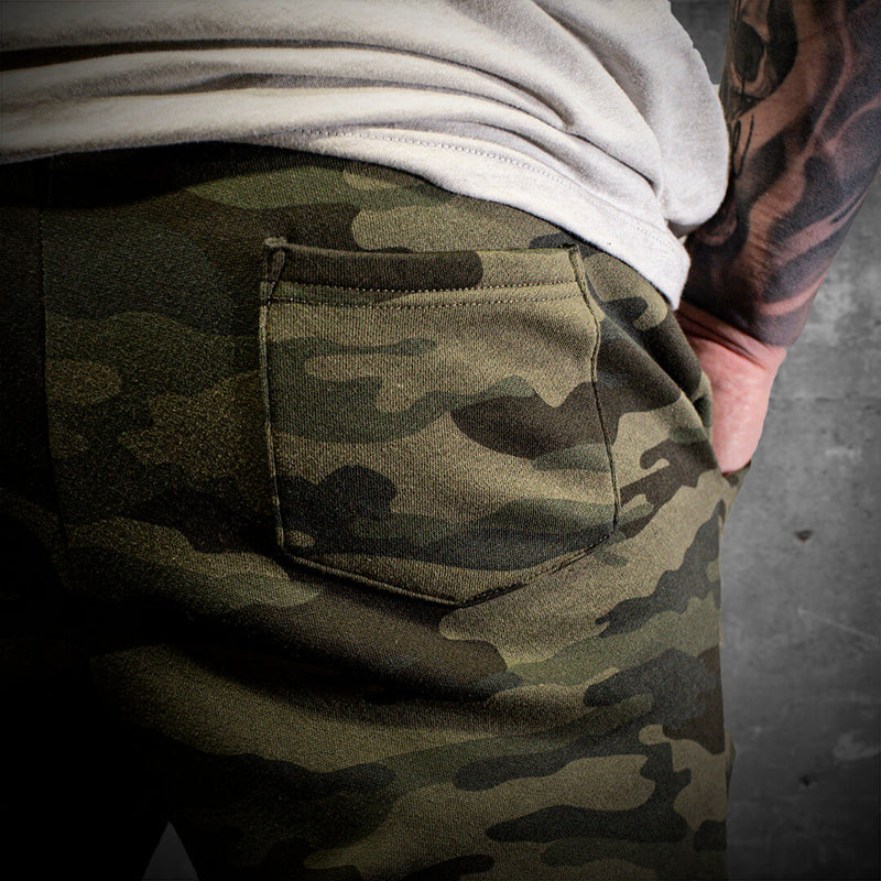 Green Camo Fleece Joggers