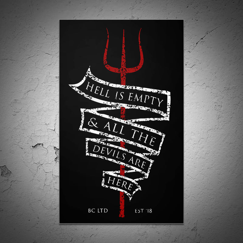 Hell Is Empty Sticker