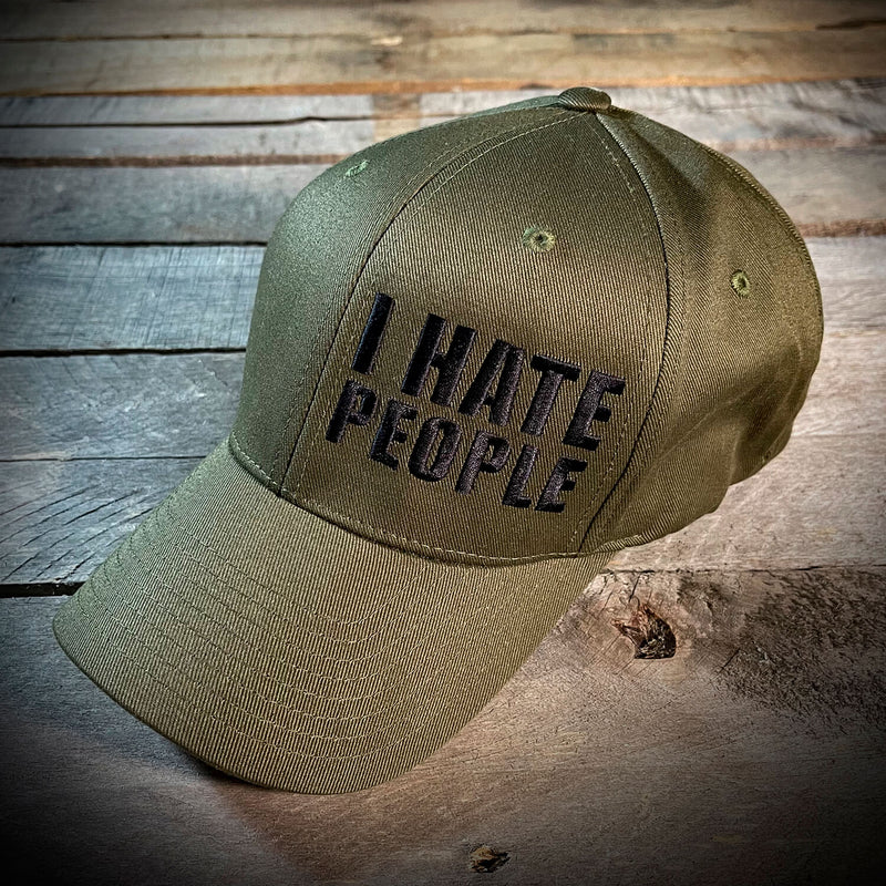 OD Green I Hate People Hat (FlexFit)