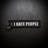 I Hate People Keychain