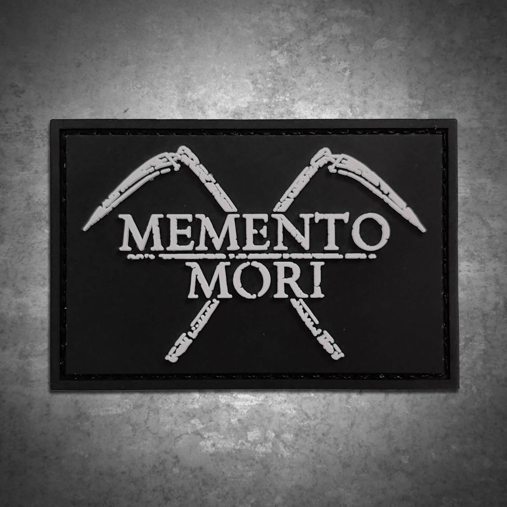 Memento Mori Praying Skeleton Morale Patch