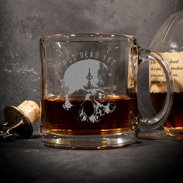 Not Dead Yet Glass Mug