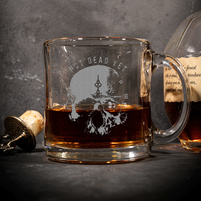 Not Dead Yet Glass Mug