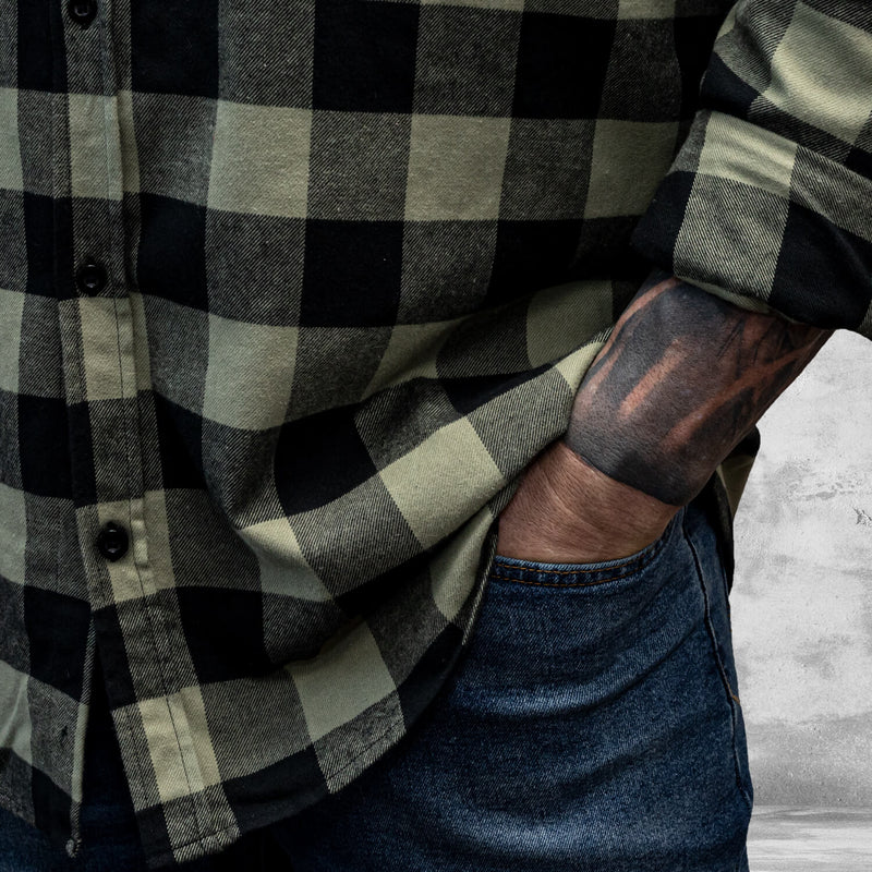 Spade Flannel (Olive)