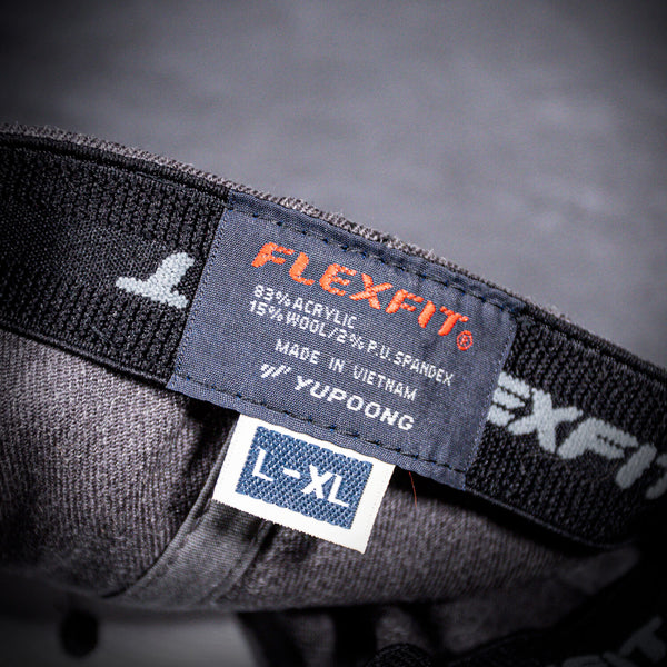 Gray Stand Hat (Wool FlexFit)