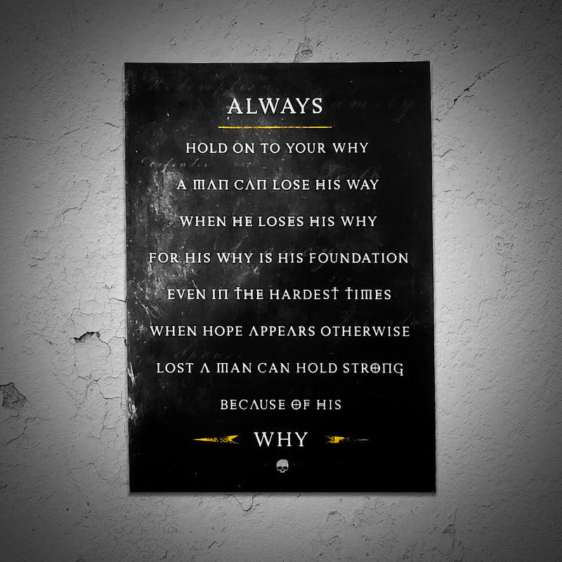 Remember Your Why Sticker