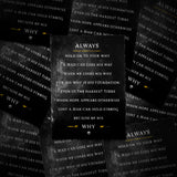 Remember Your Why Sticker